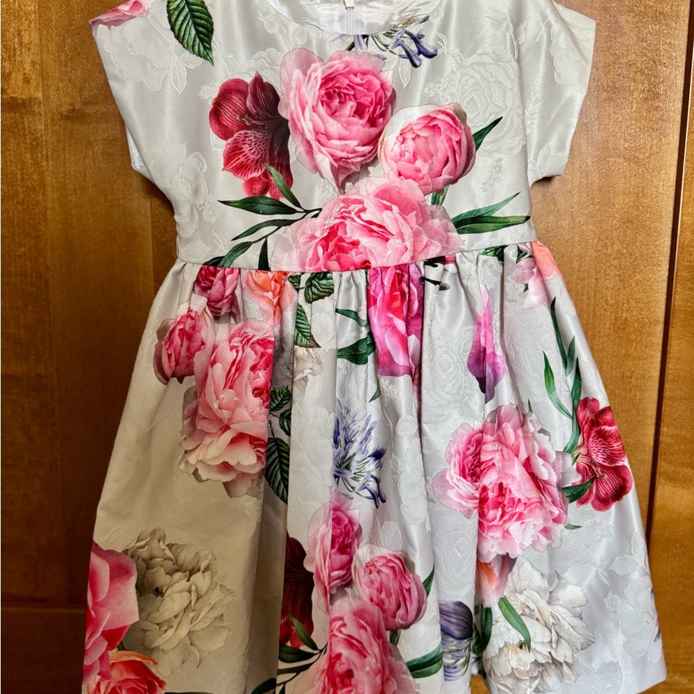 David Charles Gold Lable from Harrods Floral Print Short Sleeve Dress